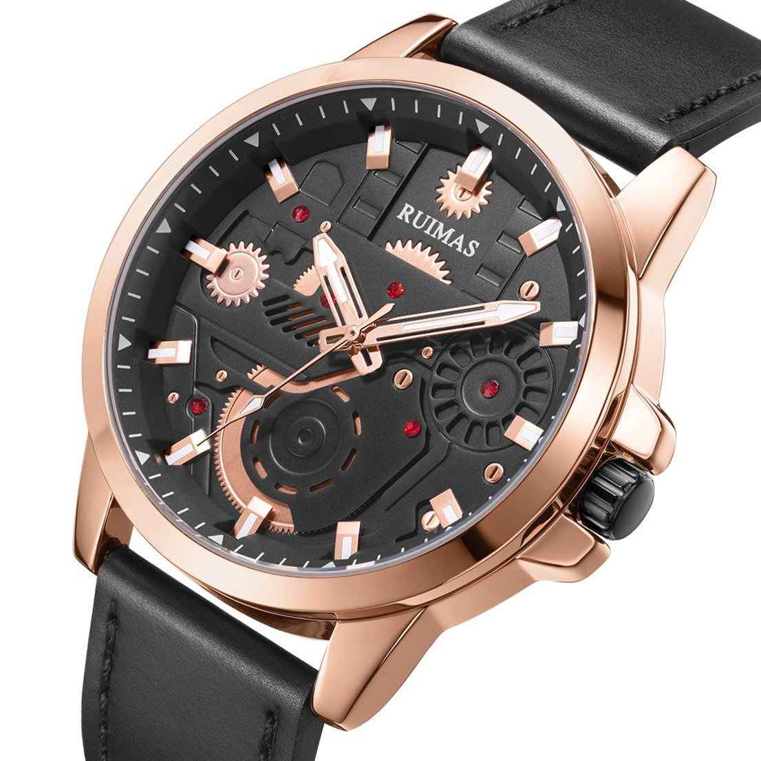 RUIMAS Watches Men's Casual Sport Watches Luxury Military Quartz Wrist Watch Chronograph Waterproof Man Clock Montre Homme 307-11