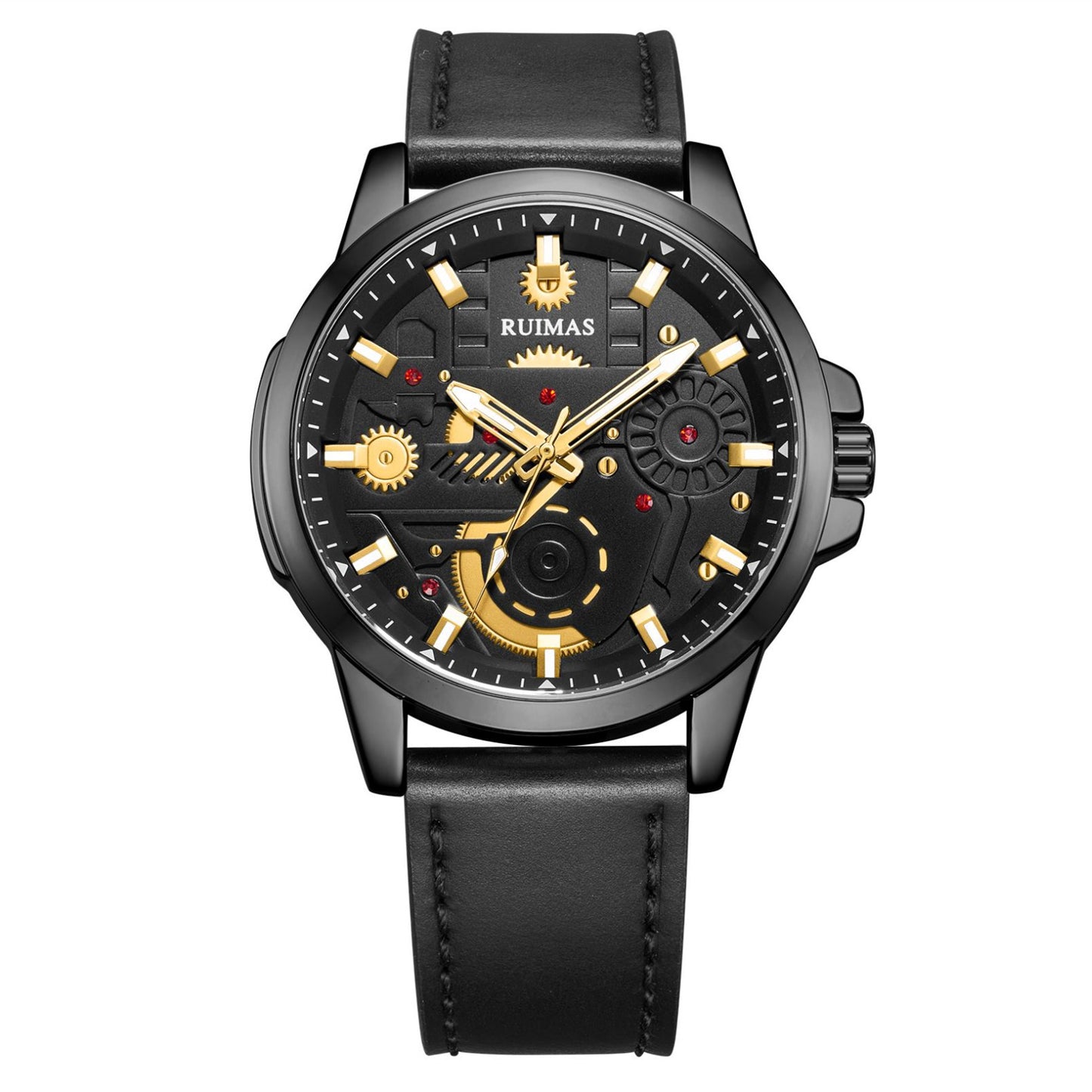 RUIMAS Watches Men's Casual Sport Watches Luxury Military Quartz Wrist Watch Chronograph Waterproof Man Clock Montre Homme 307-8
