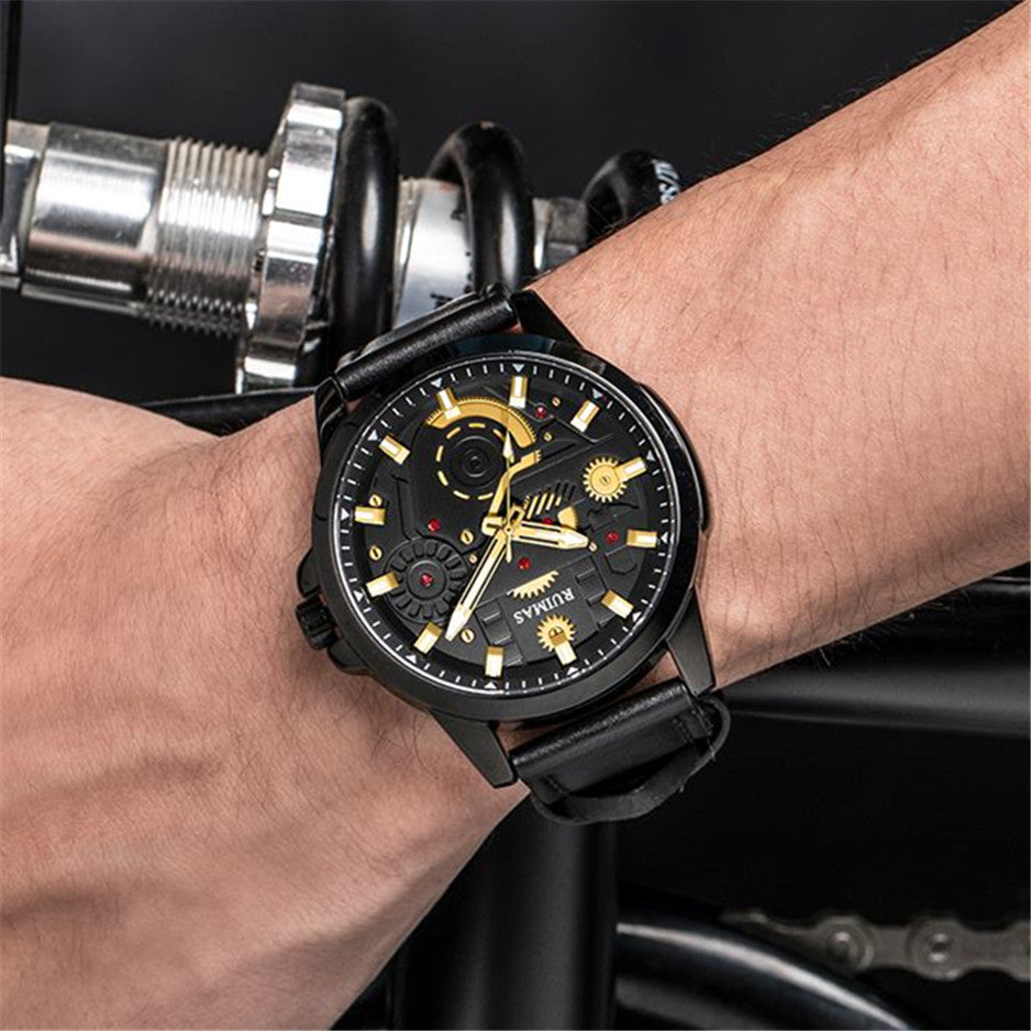 RUIMAS Watches Men's Casual Sport Watches Luxury Military Quartz Wrist Watch Chronograph Waterproof Man Clock Montre Homme 307-1